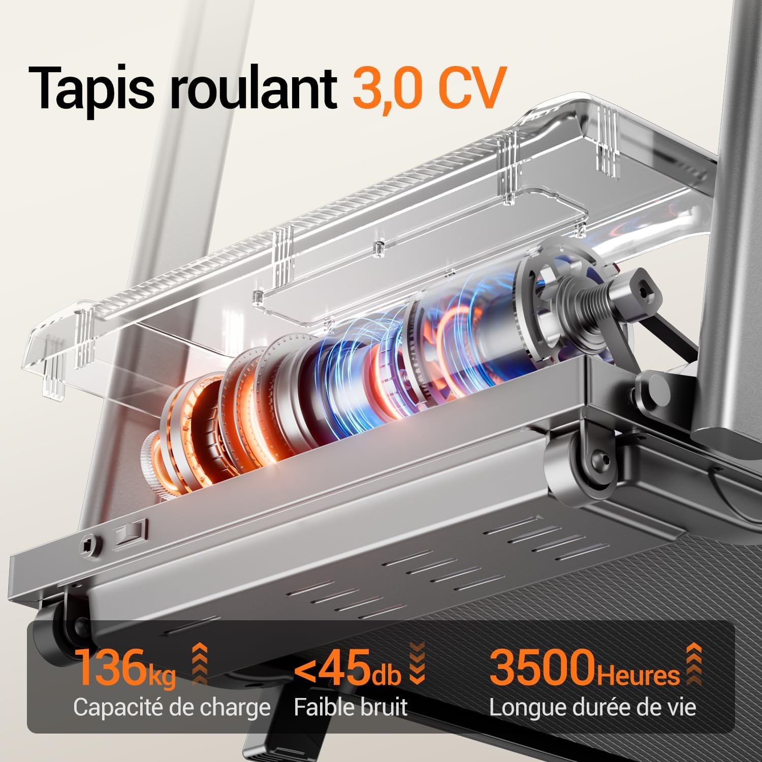 Thumbnail 6 de CURSOR Tapis de Course Pliable 15%