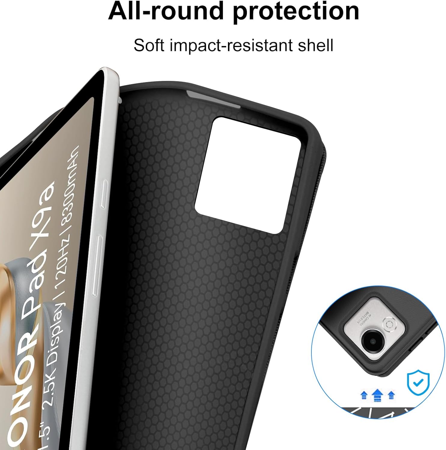 Thumbnail 6 de SENGBIRCH Keyboard Case for HONOR Pad X9a (11.5″, 2025) – Detachable Bluetooth Keyboard & Protective Cover