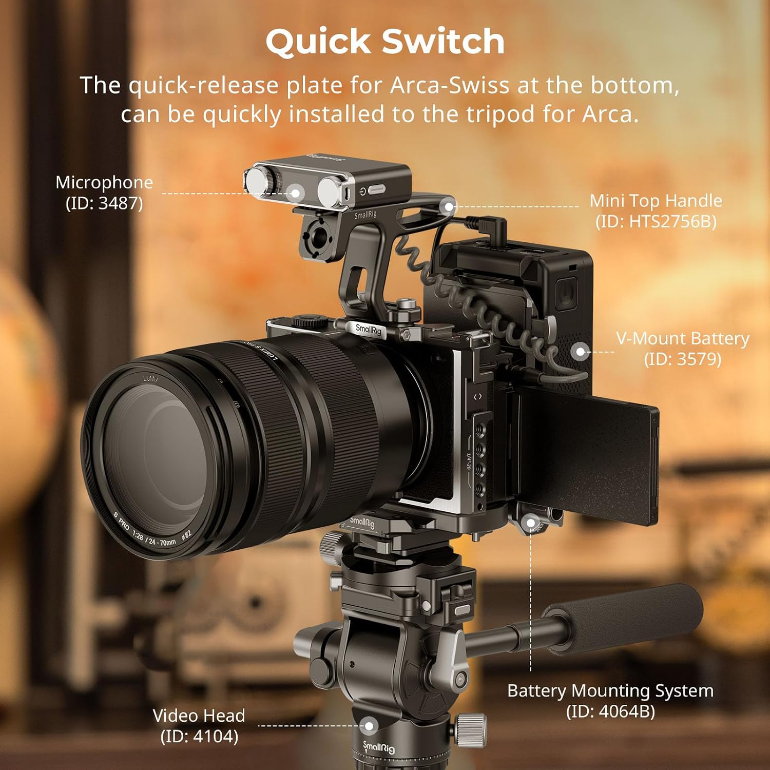 Thumbnail 5 de SMALLRIG Cage pour Panasonic S9 1/4"