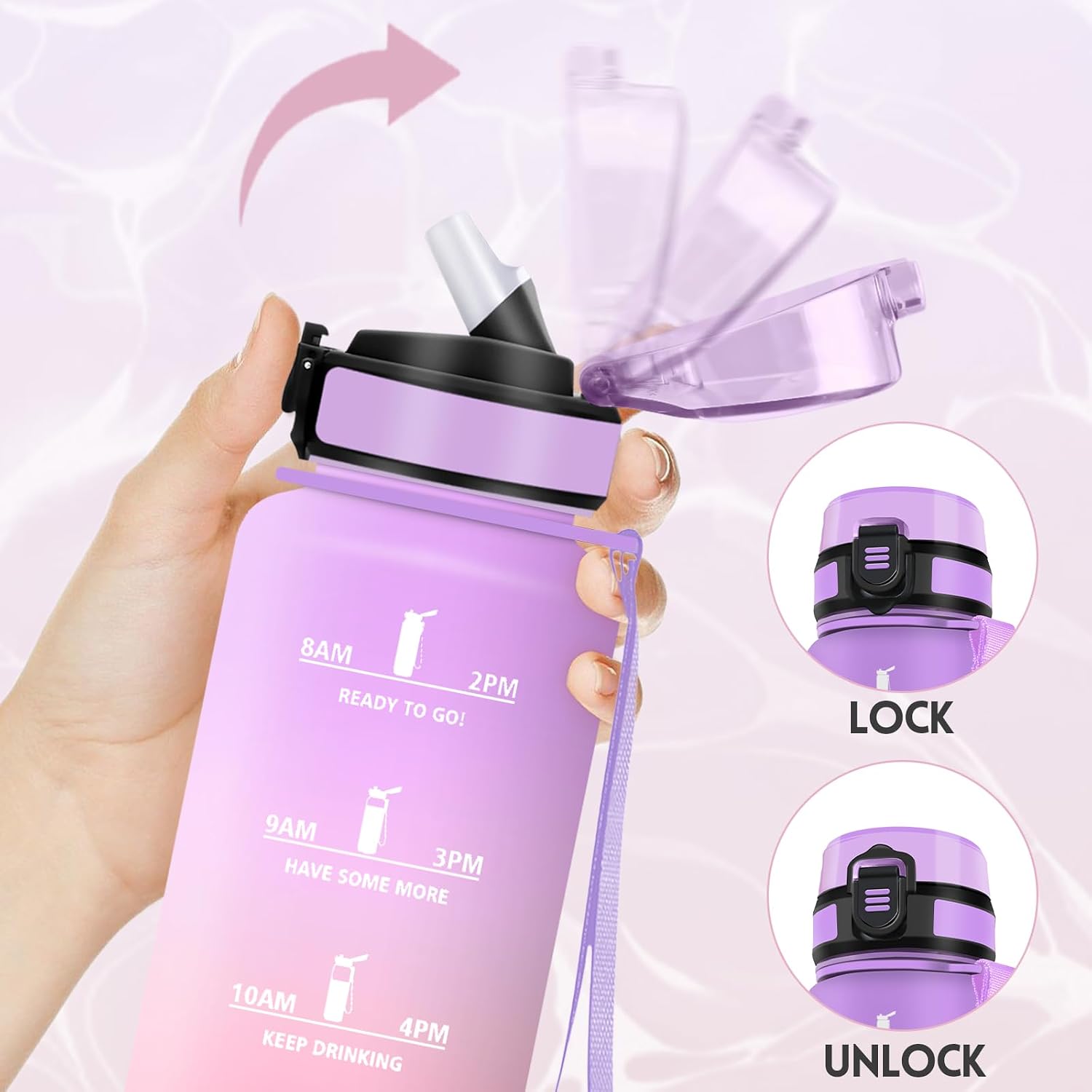 Detalle de Motswedi Gourde 1500ML pour sport
