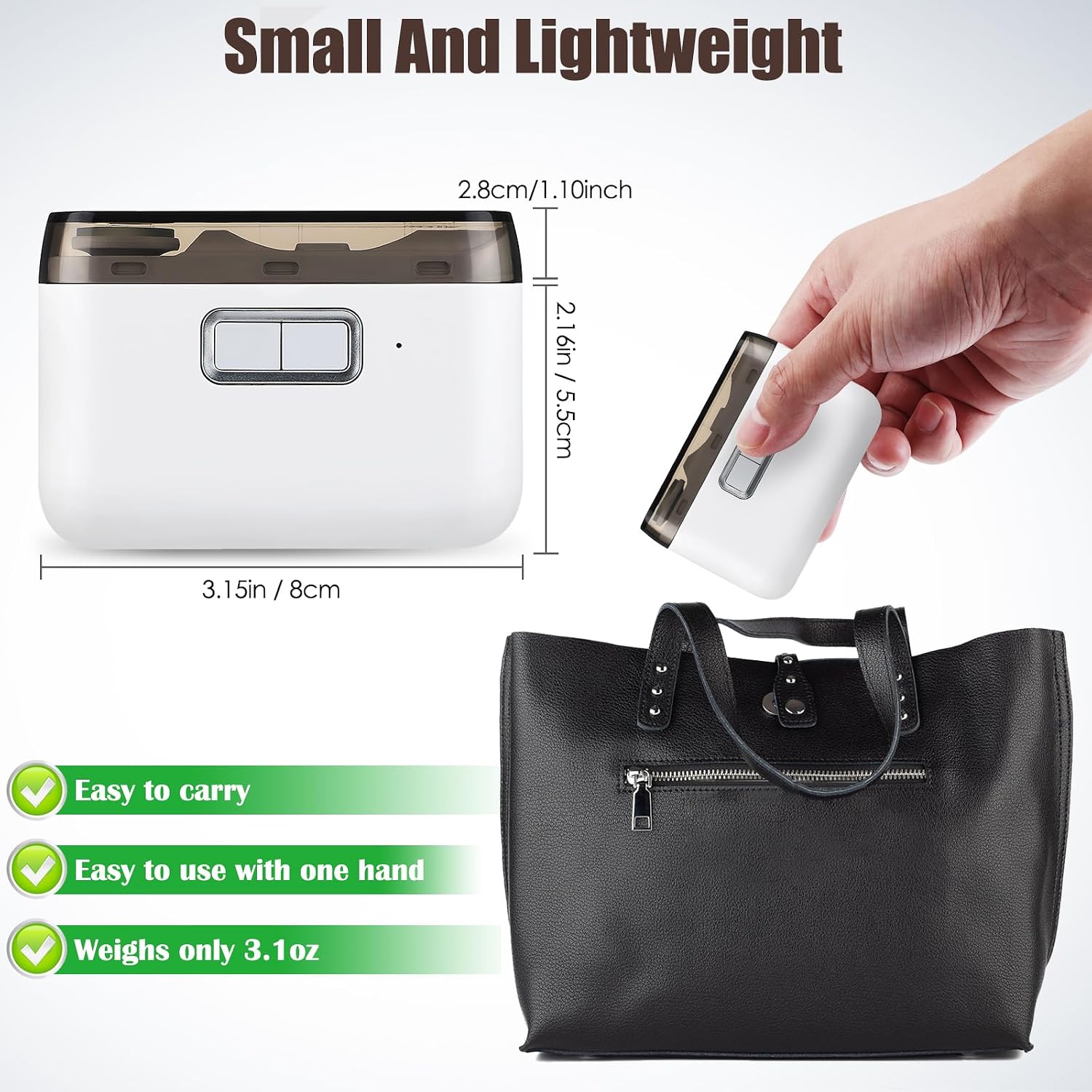 Detalle de Nextwood Electric Nail Clippers, 800 mAh