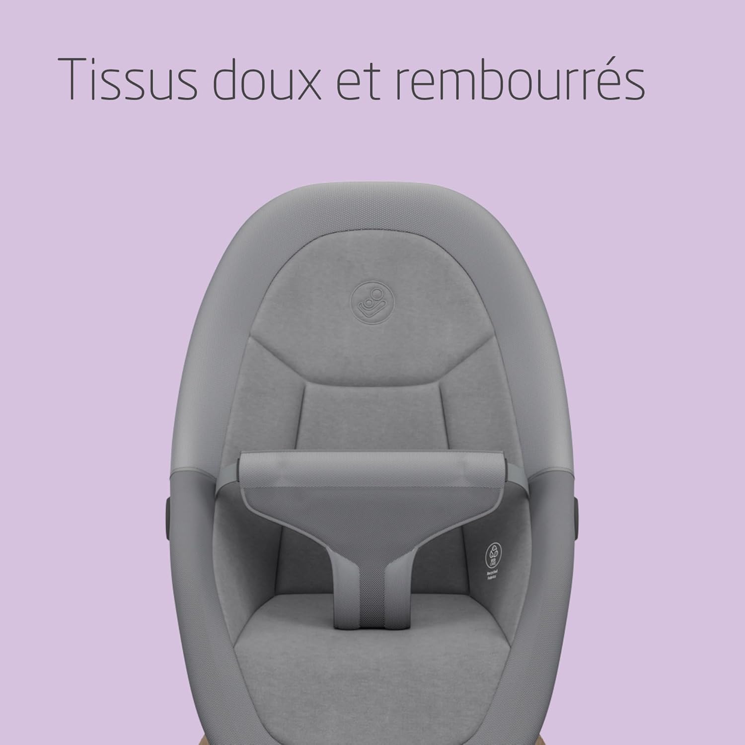 Detalle de Maxi-Cosi Dove Transat Bébé Léger et Pliable – 0–3 ans, 0–15 kg, Tissus Eco Care
