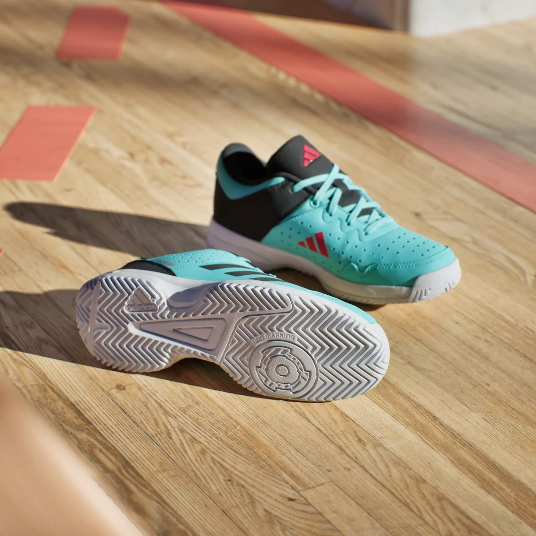 Detalle de Adidas Zapatilla Court Stabil – Turquesa