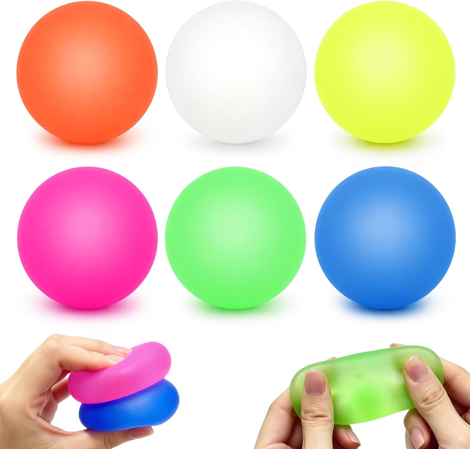 Thumbnail 6 de UWKNHS 3pc Texture Ball Stress Set — High-Density Gel Fidget Toys for Adults