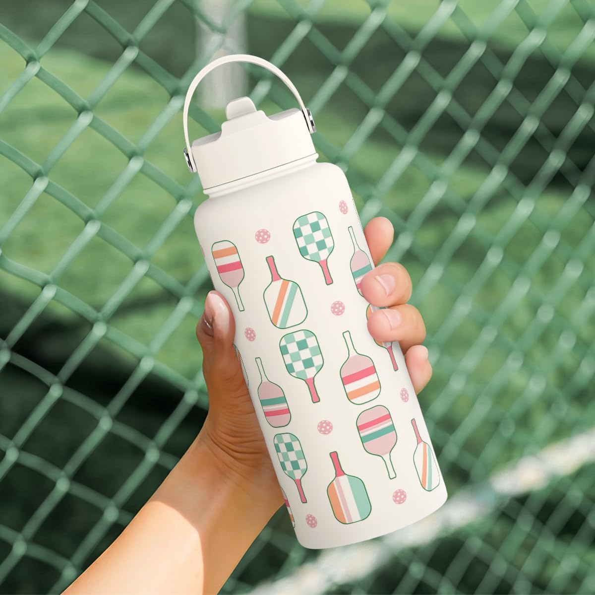 Thumbnail 5 de Pickleball Water Bottle 32oz Stainless Steel Insulated Vacuum with Lid
