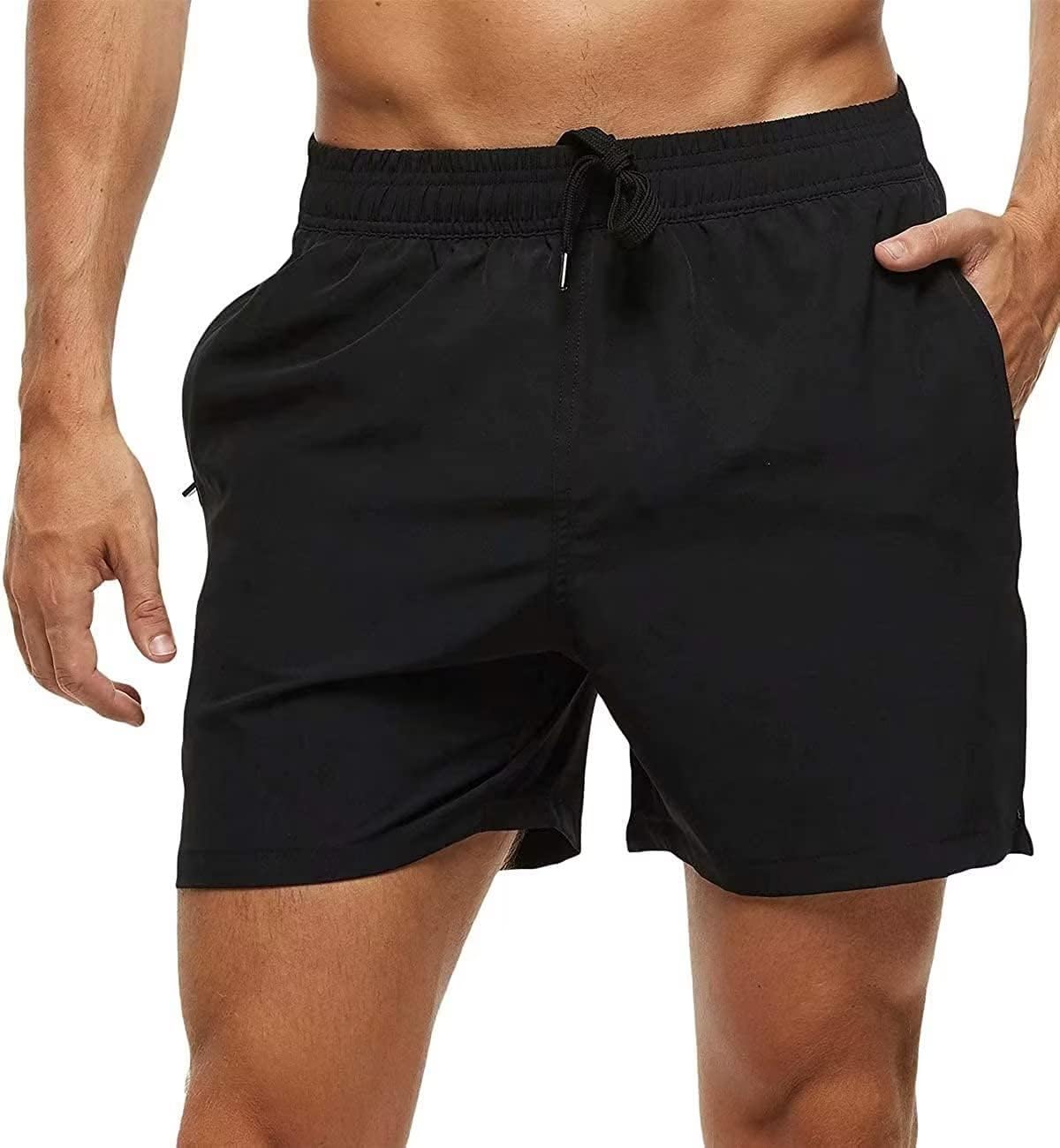 Thumbnail 6 de YuKaiChen Men’s Quick-Dry Swim Shorts with Mesh Lining and Zipper Pockets