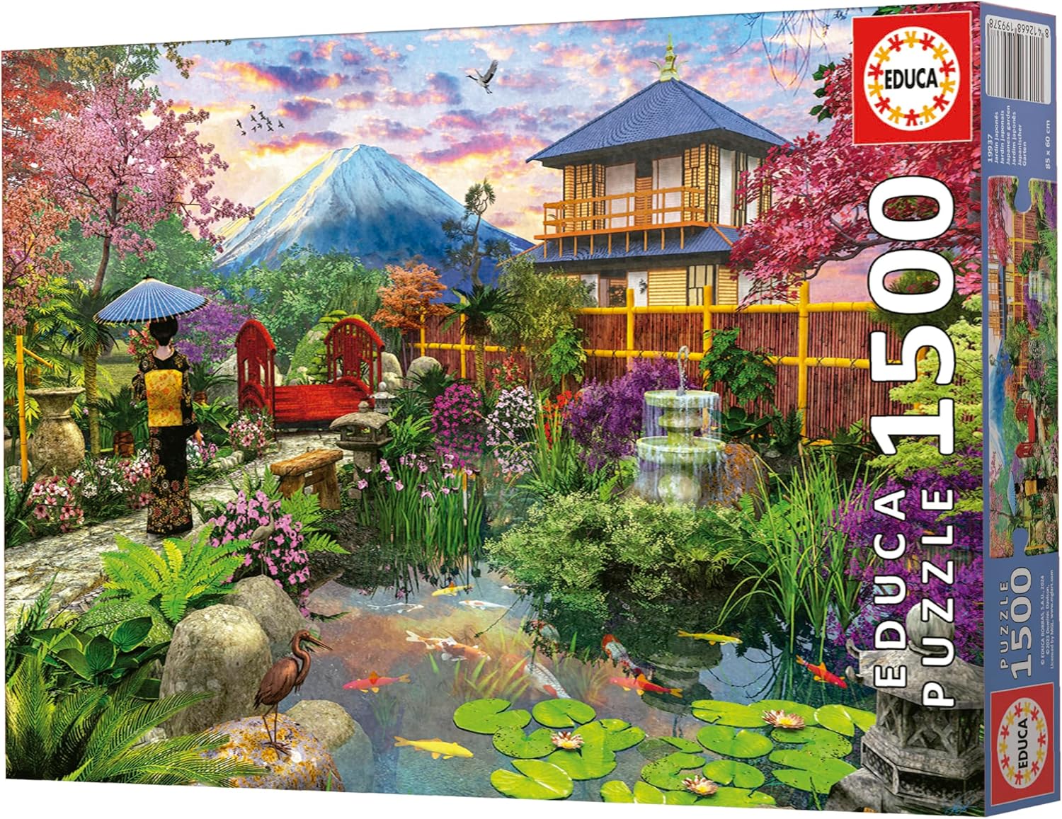 Thumbnail 5 de Puzzle Educa 1500 pièces Jardin Japonais (85 x 60 cm) dès 14 ans
