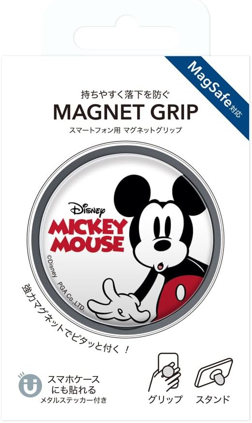 Detalle 2 de Premium Style PG-DMGRP ディズニー ミッキーマウス スマートフォン用マグネットグリップ