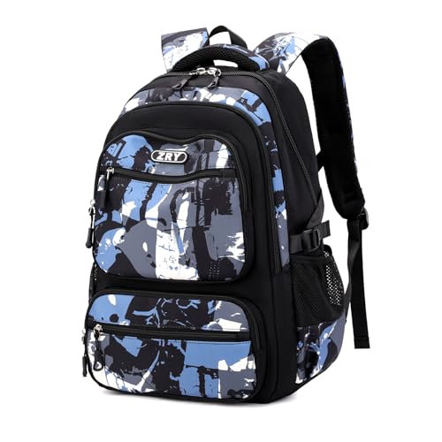Detalle de Amythe Zaino 40L per Ragazzi – Nero, Grande e Versatile