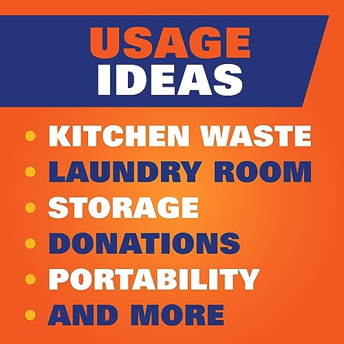 Thumbnail 6 de Hefty Ultra Strong 13 Gal Kitchen Trash Bags, Blackout, Clean Burst, 80 ct