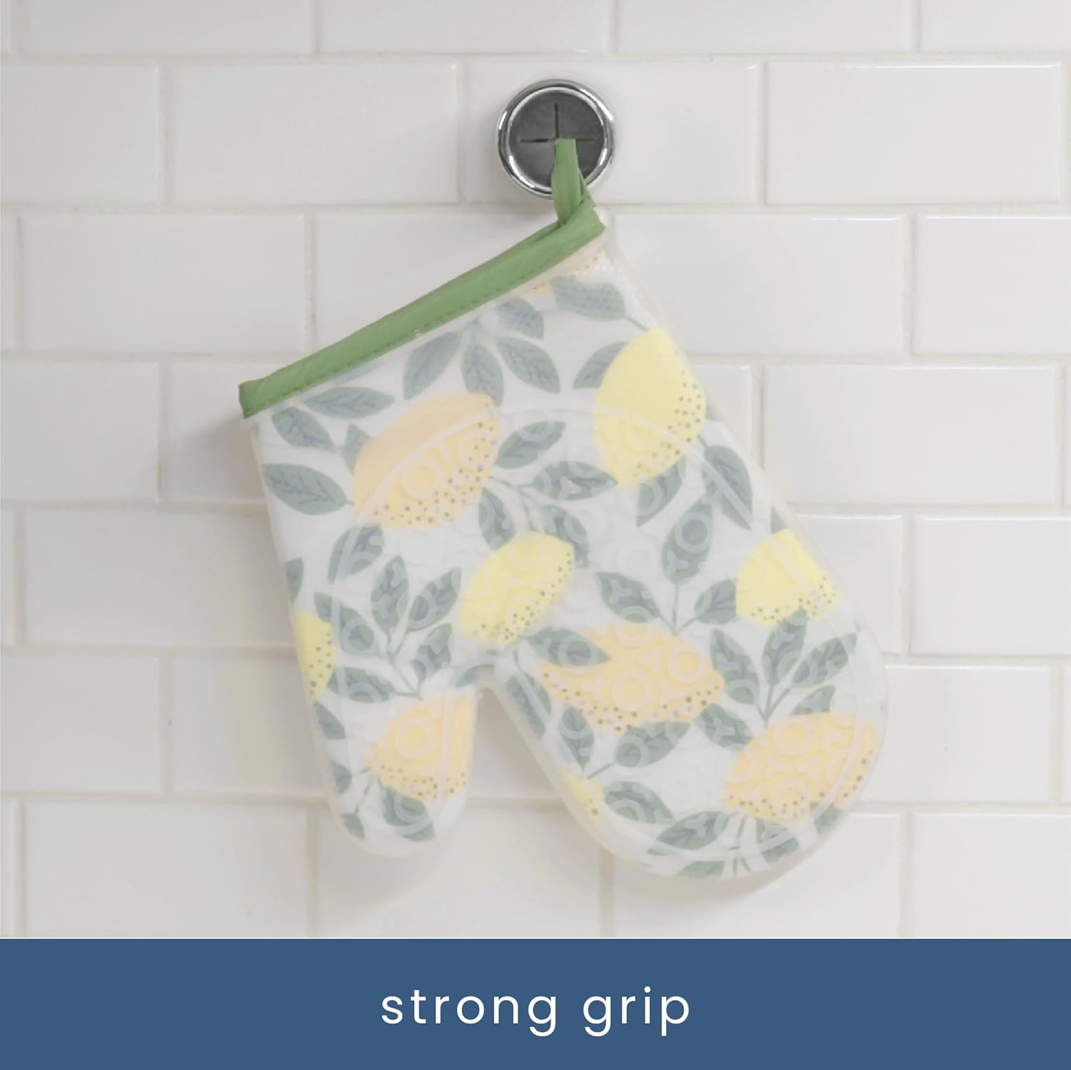 Thumbnail 4 de S&T INC Round Adhesive Push Towel Hooks (Grey) — 4-Pack for Kitchen, Hand, and Dish Towels