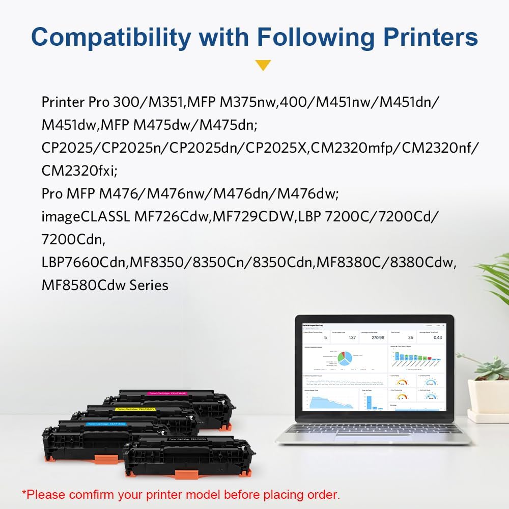Thumbnail 1 de SMARTOMI 305X CE410X 4-Pack toner