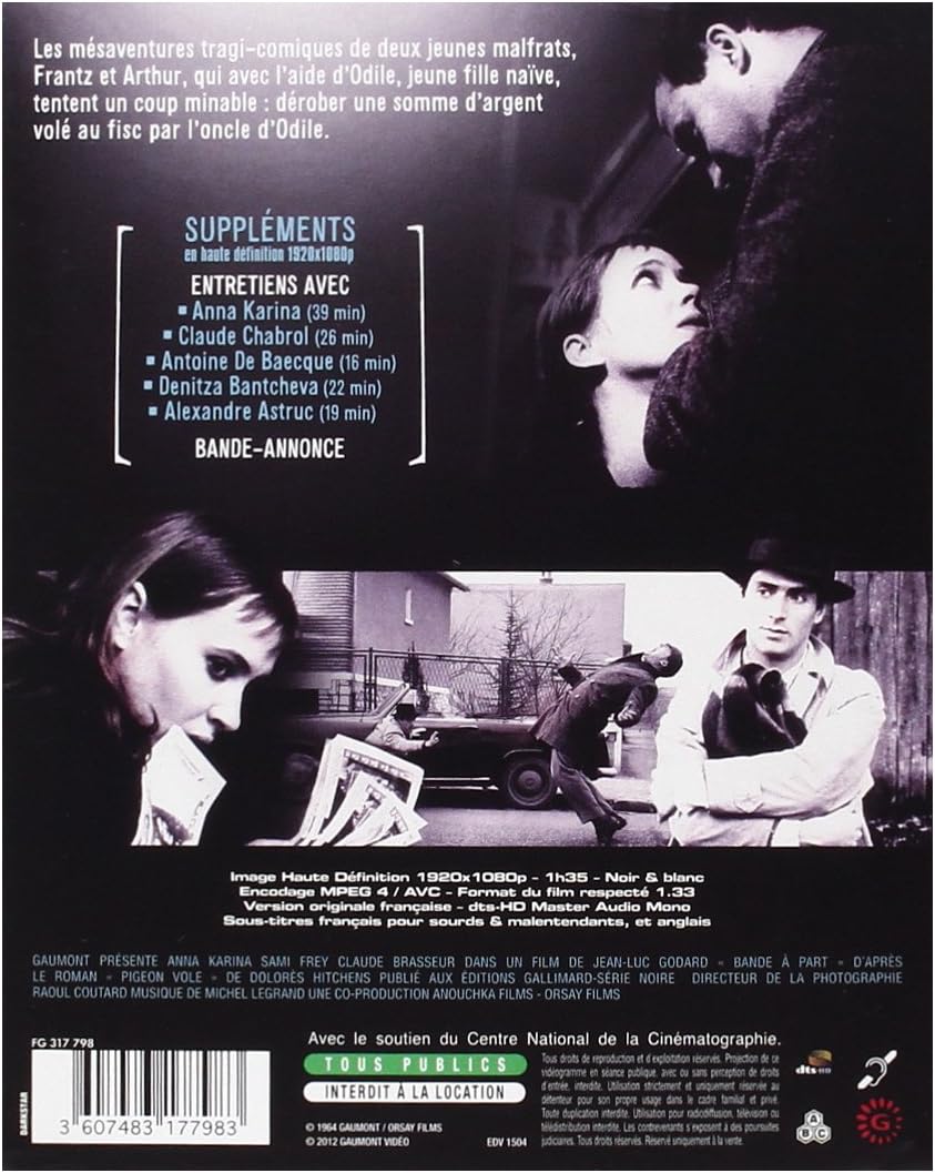 Thumbnail 1 de Bande à part – Blu-ray Gaumont