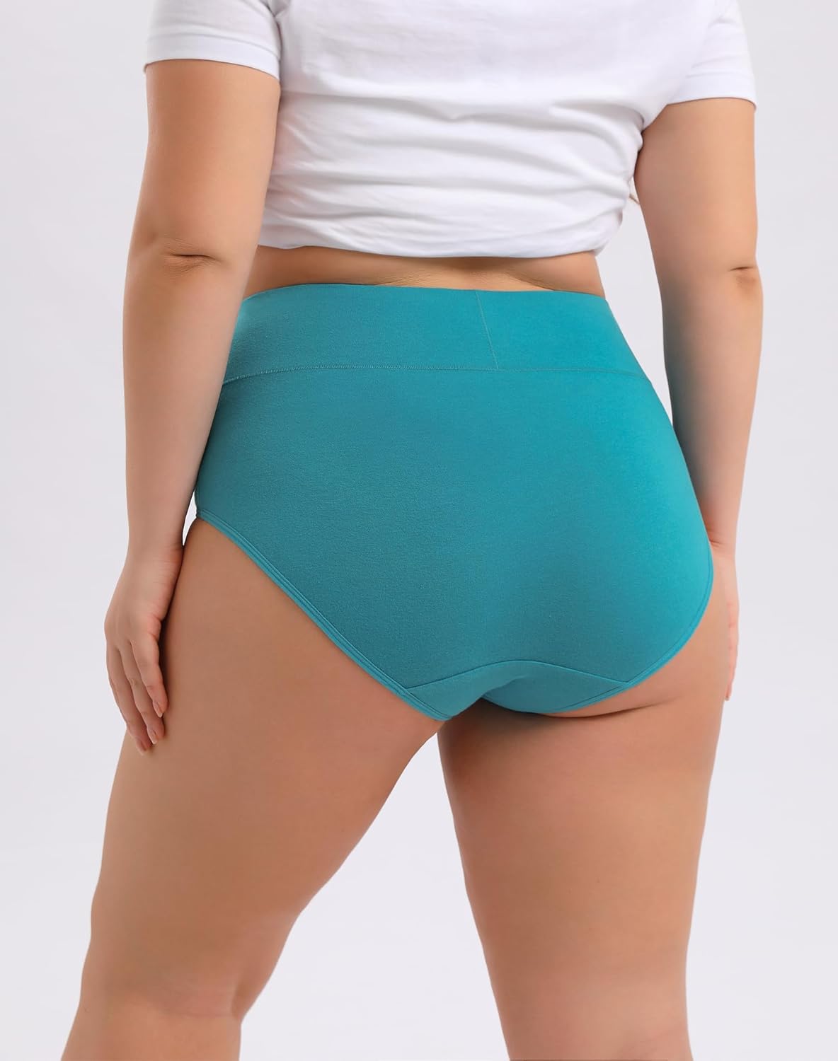 Thumbnail 3 de INNERSY XL-6XL High Waisted Cotton Briefs