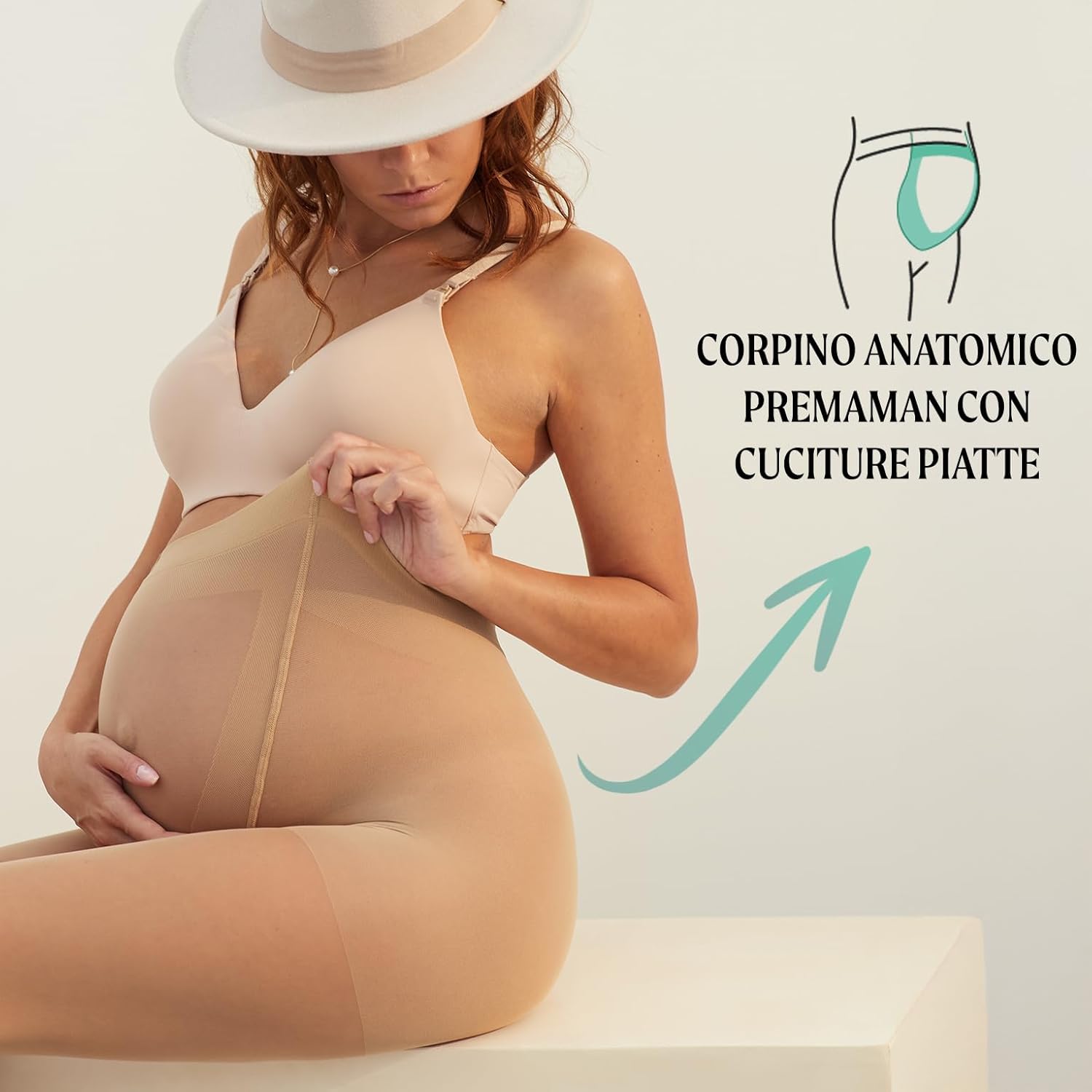 Thumbnail 2 de CALZITALY Collant Premaman Riposanti a Compressione Media – 20 DEN, Made in Italy