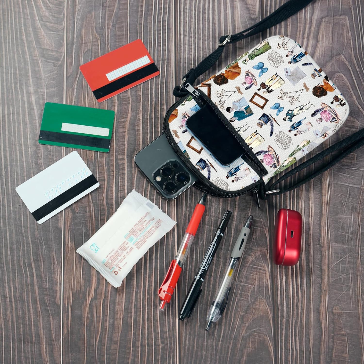 Thumbnail 4 de AKTAP Pride 1813 Jane Austen Mini Crossbody Bag