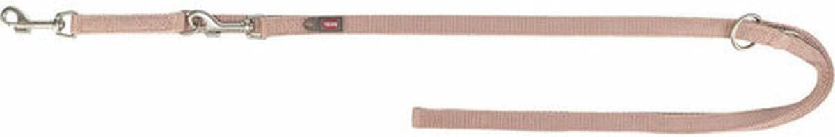 Detalle de TRIXIE rallonge de Laisse Premium L-XL 2,00 m – Blush, nylon robuste, 3 positions, imperméable et lavable