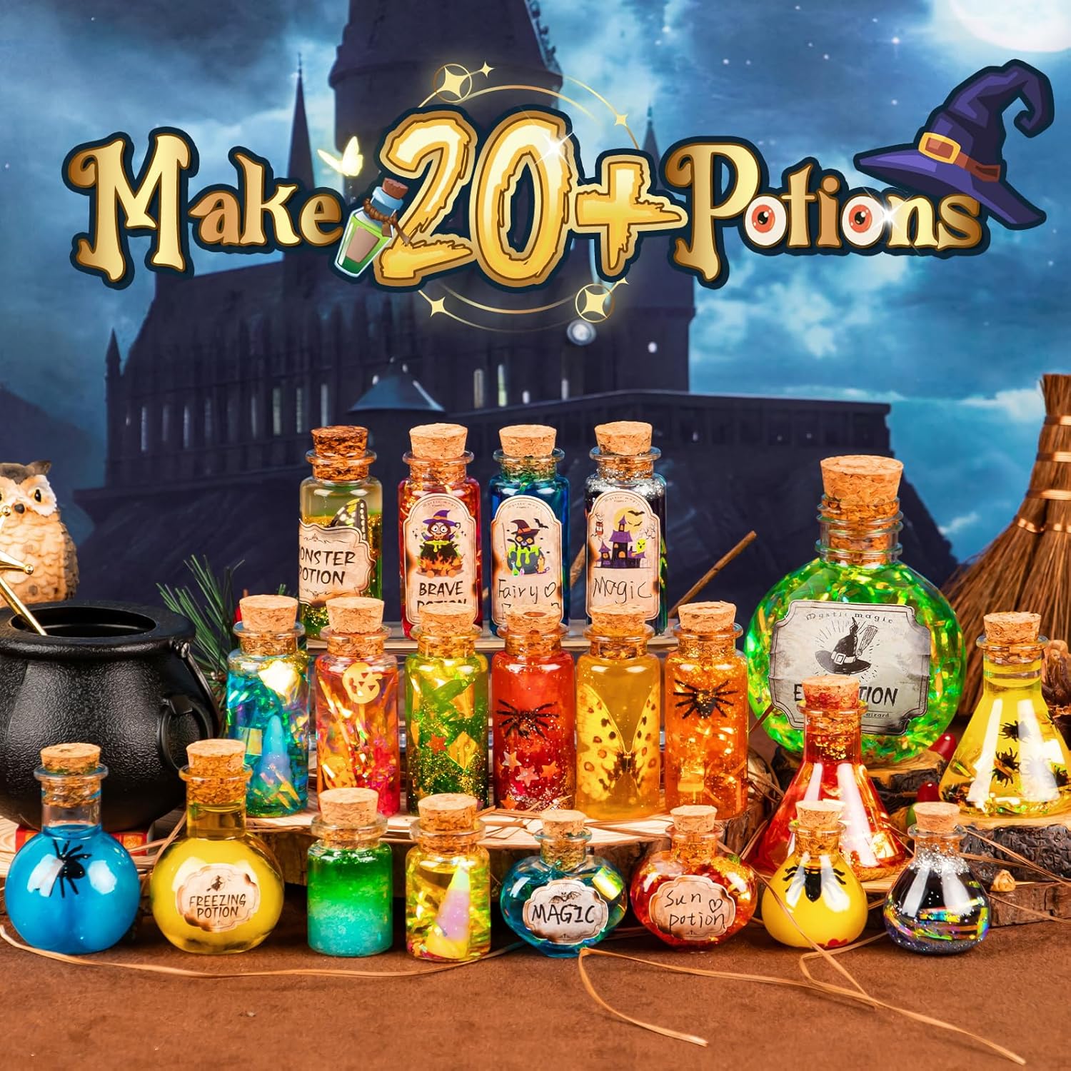 Thumbnail 5 de Mostof Zaubertränke-Sets für Kinder (Mix 20+ Fee Magische Experimente) für Mädchen & Jungen ab 8–12 Jahren