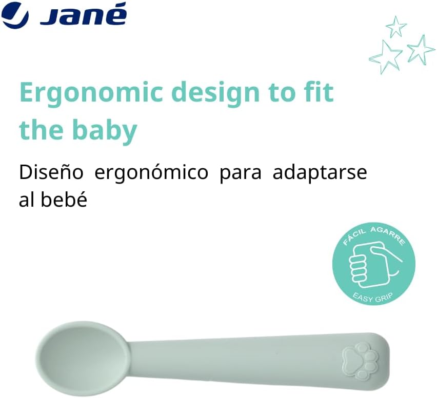 Thumbnail 4 de Jané Bol et Cuillère en Silicone avec Ventouse – Set repas pratique pour bébé
