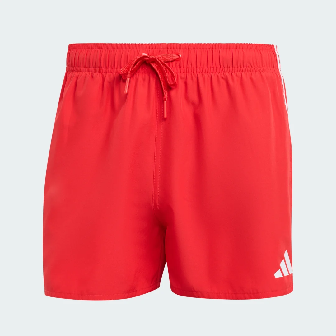 Detalle 2 de Bañador Adidas 3-Inch 3 bandas — rojo