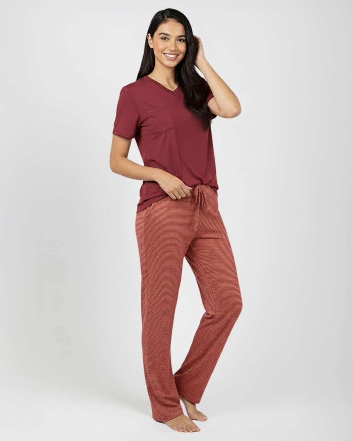 Detalle 2 de Women's Pajama Sets with 5% Spandex