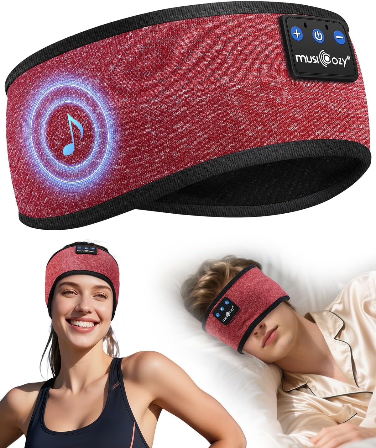 Detalle de MUSICOZY Sleep Headphones Bluetooth 5.4 headband