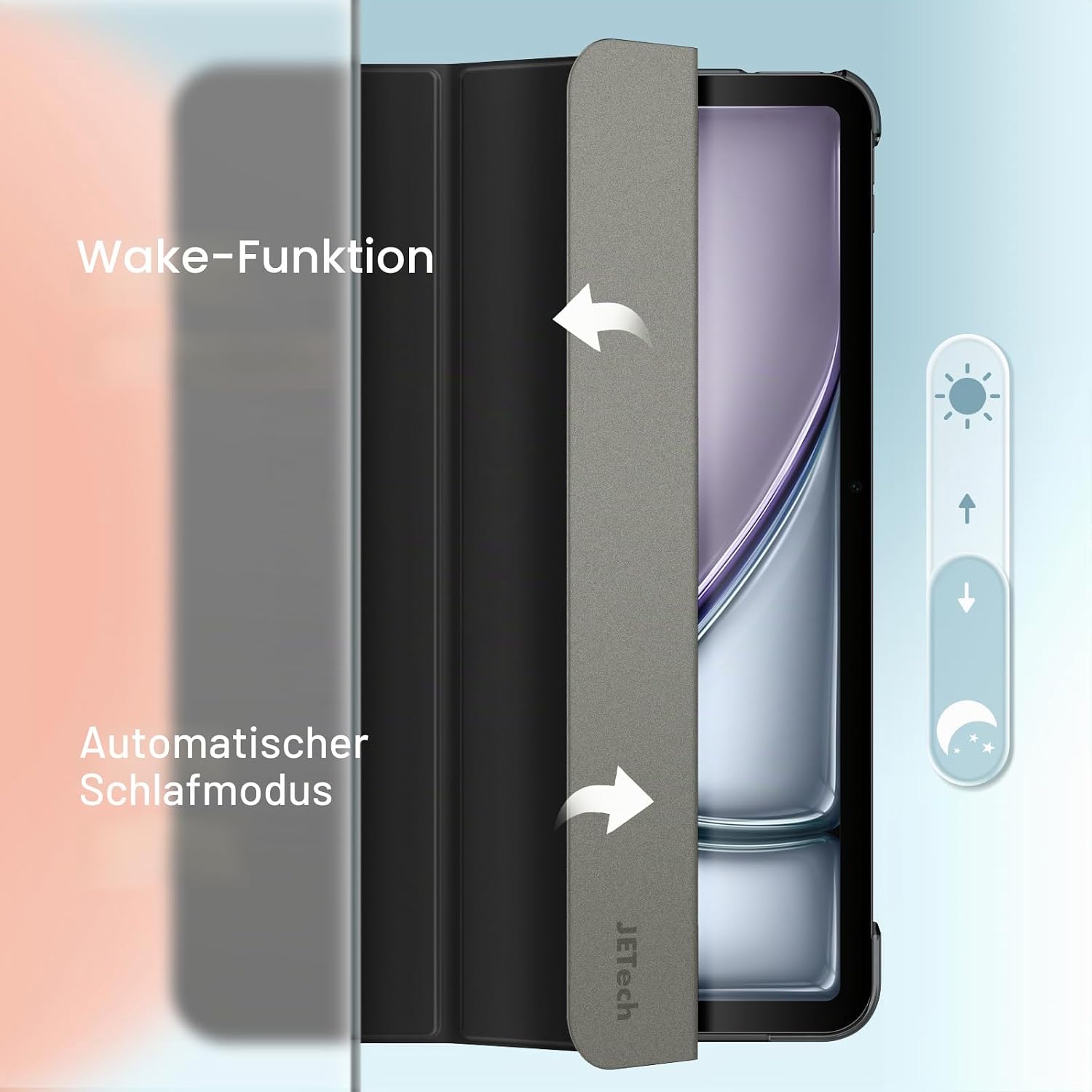 Thumbnail 5 de JETech Hülle für iPad Air 11 Zoll M3/M2 Schwarz