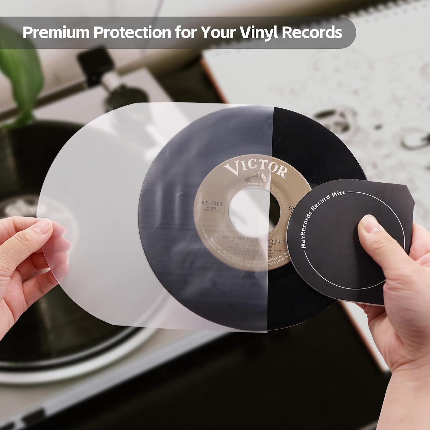 Detalle 2 de Vinyl Record Inner Sleeves, 7-Inch