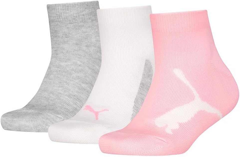 Detalle de PUMA Bwt Quarter 3p Calzini Unisex – Bambini e ragazzi, confezione da 3