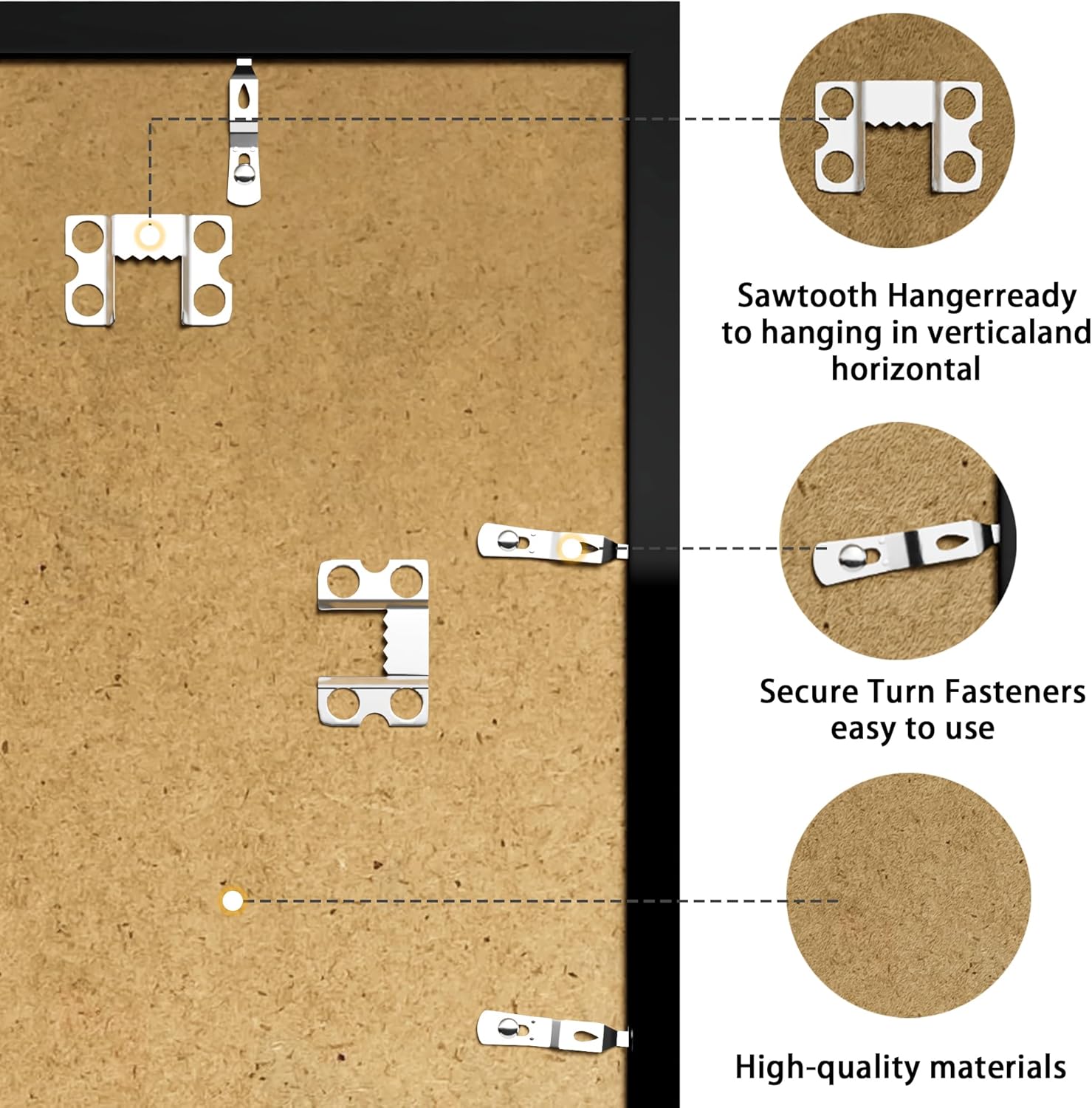 Thumbnail 2 de Tinkeps 50x70cm Black Frame picture frame