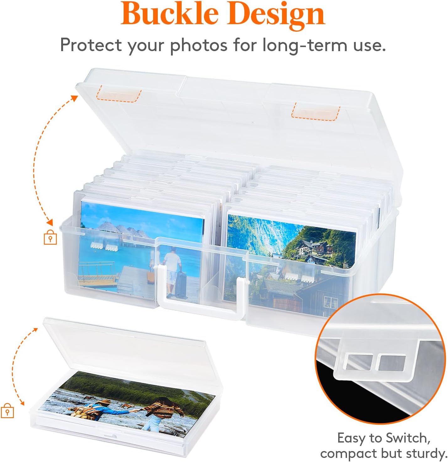 Thumbnail 5 de Lifewit Fotobox Aufbewahrungsbox 35 x 19 cm