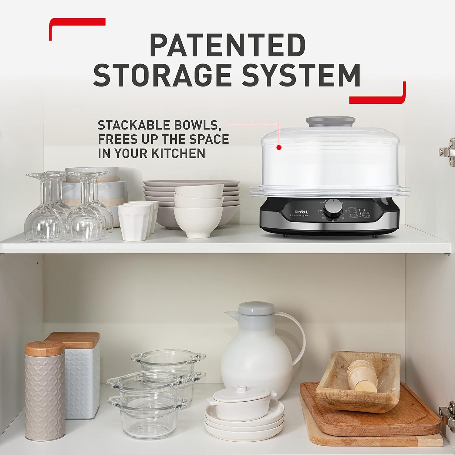 Thumbnail 3 de Tefal VC204865 steam cooker 9L with 60 min timer