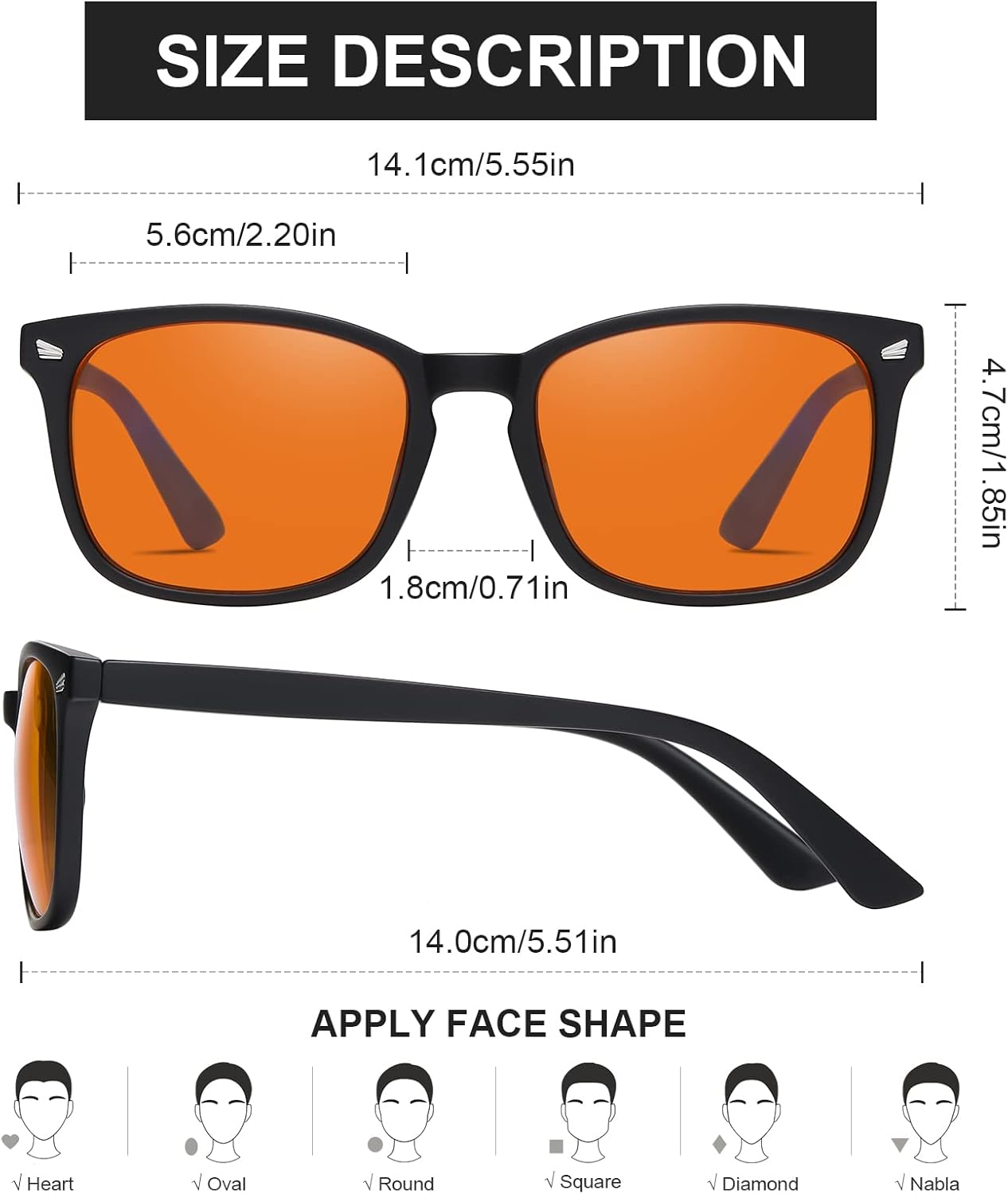 Thumbnail 1 de Okany Blaulichtbrille UV400 für Gamer