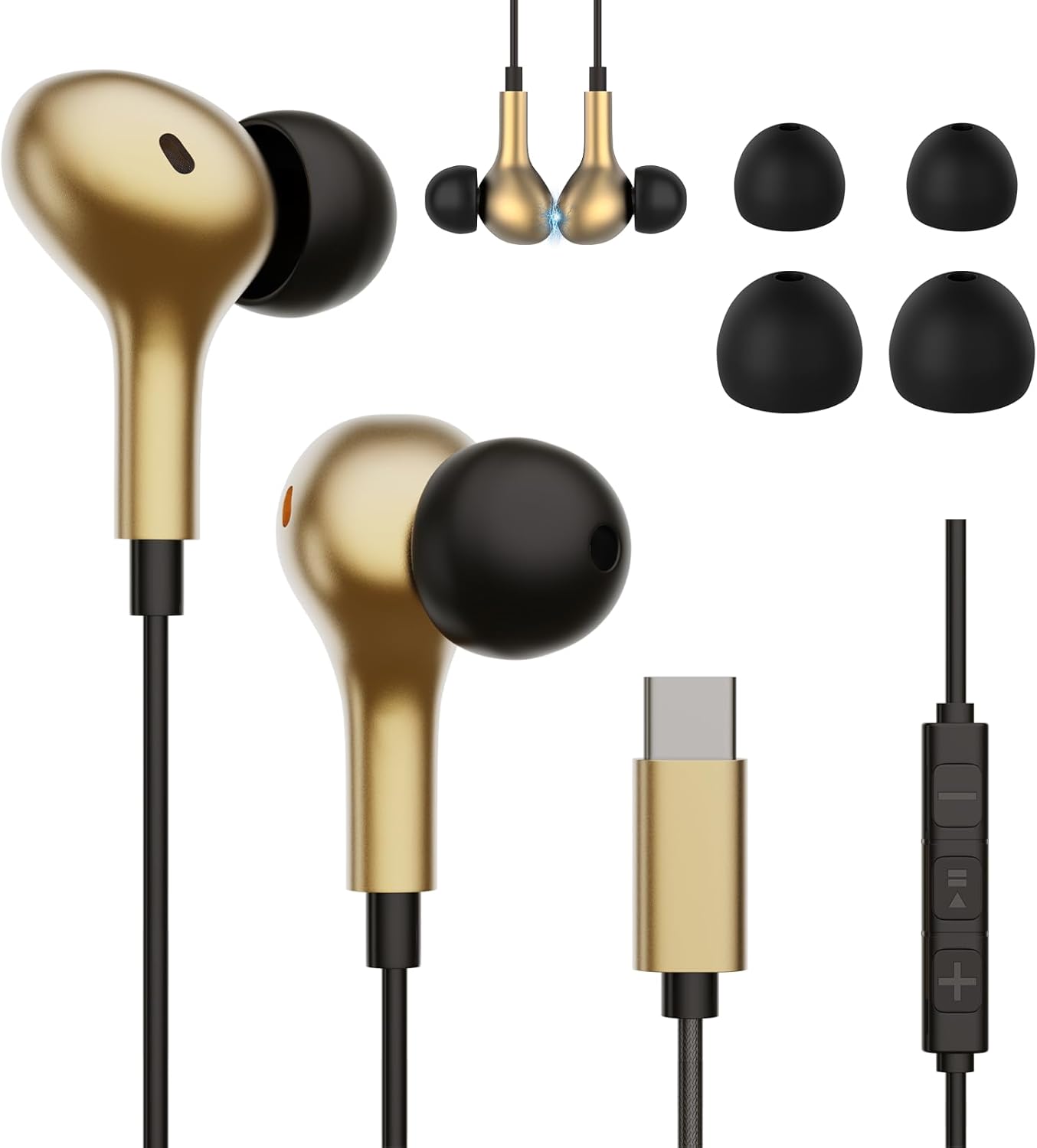 Thumbnail 6 de Kopfhörer mit USB-C Kabelanschluss – In-Ear Design, integriertes Mikrofon, kompakte Allround-Lösung