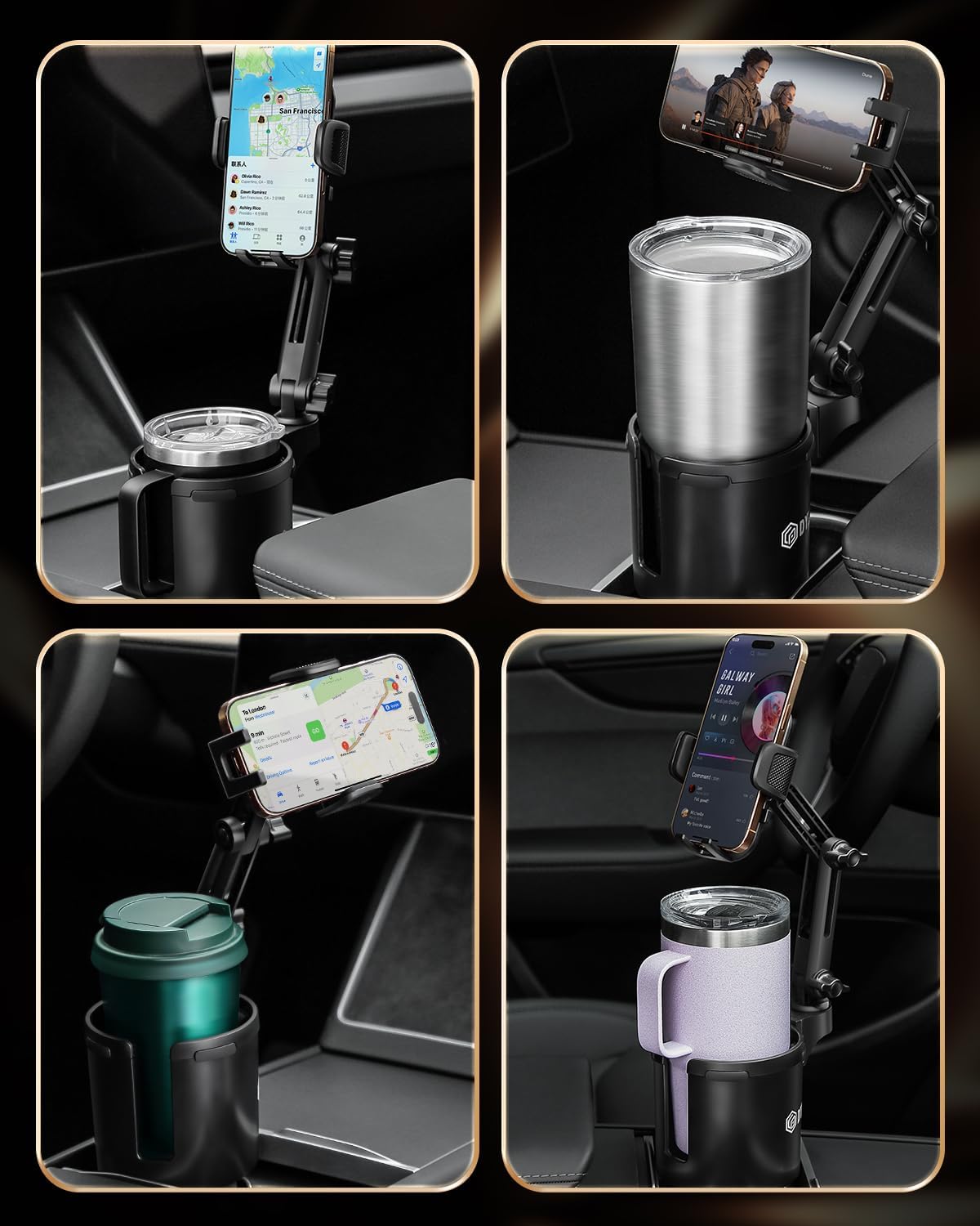 Thumbnail 5 de DYLEN Cup Holder Phone Holder for Car: 2-in-1 Cup Holder Mount with Adjustable Base
