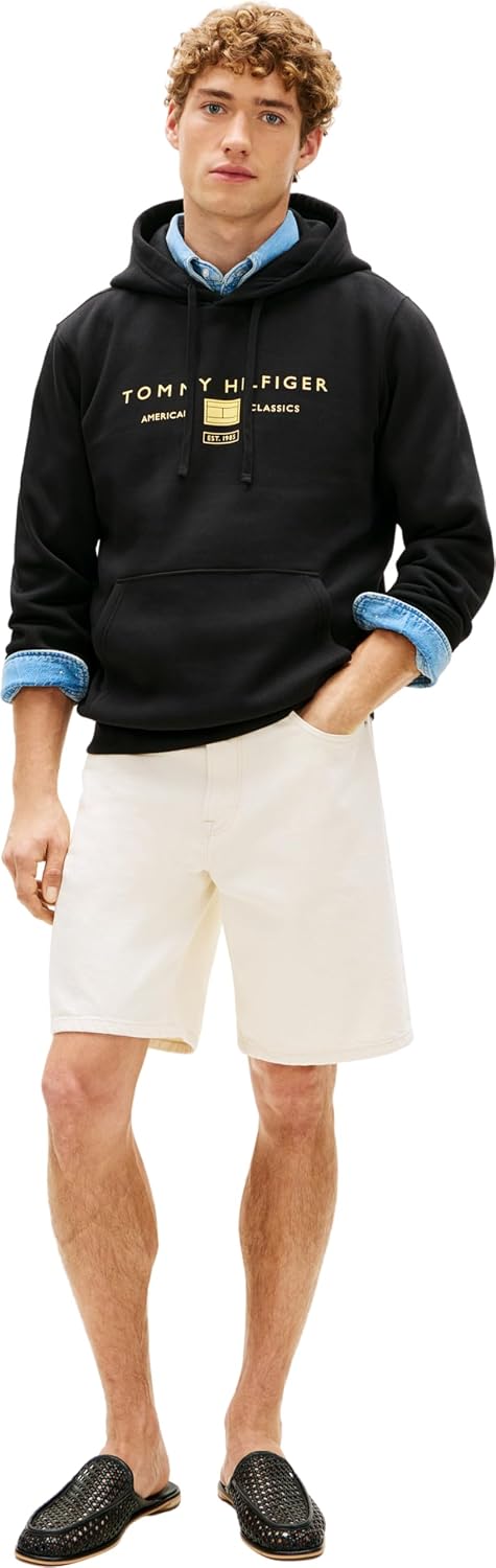 Detalle de Sweat à Capuche Homme Tommy Hilfiger — Authentique et Durable