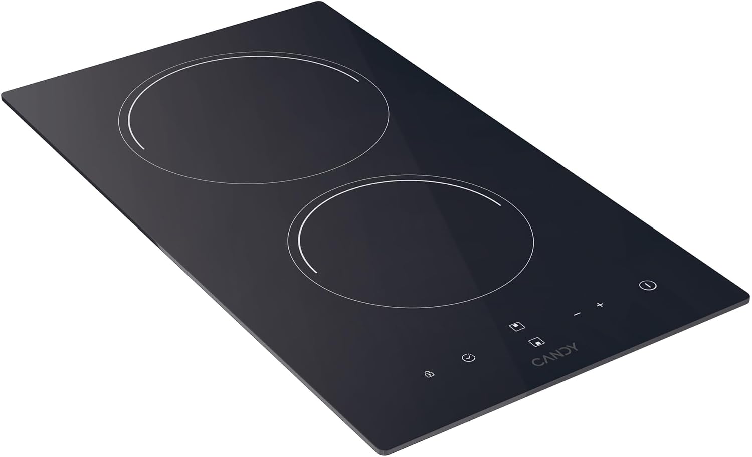 Detalle 2 de Candy CDH30 Piano cottura 2 fuochi in vetroceramica con Touch Control, timer e blocco sicurezza