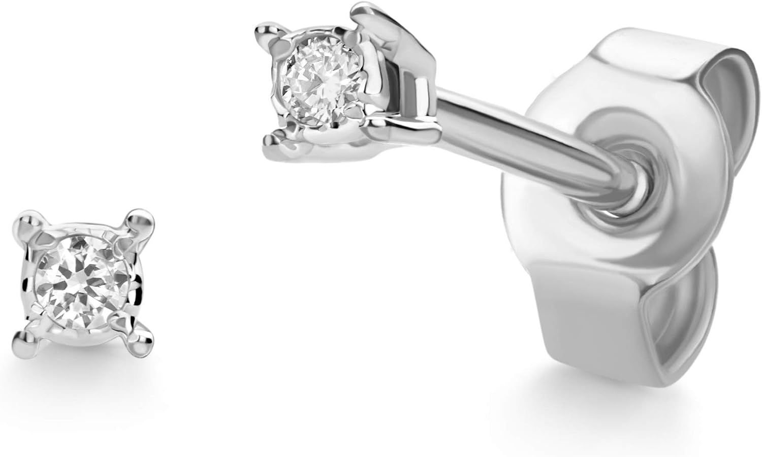 Detalle de Orovi orecchini donna Oro 9Kt con diamanti 0,02 ct