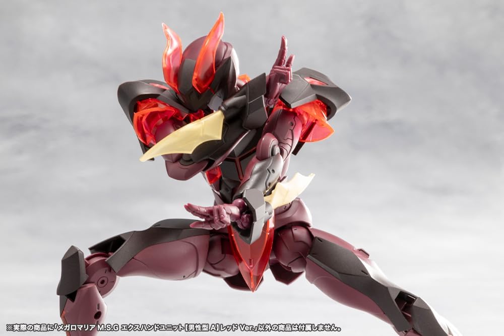 Detalle 2 de 壽屋 CX044 無限邂逅メガロマリア エクスハンドユニット【男性型A】レッドVer. プラモデル・手首8種