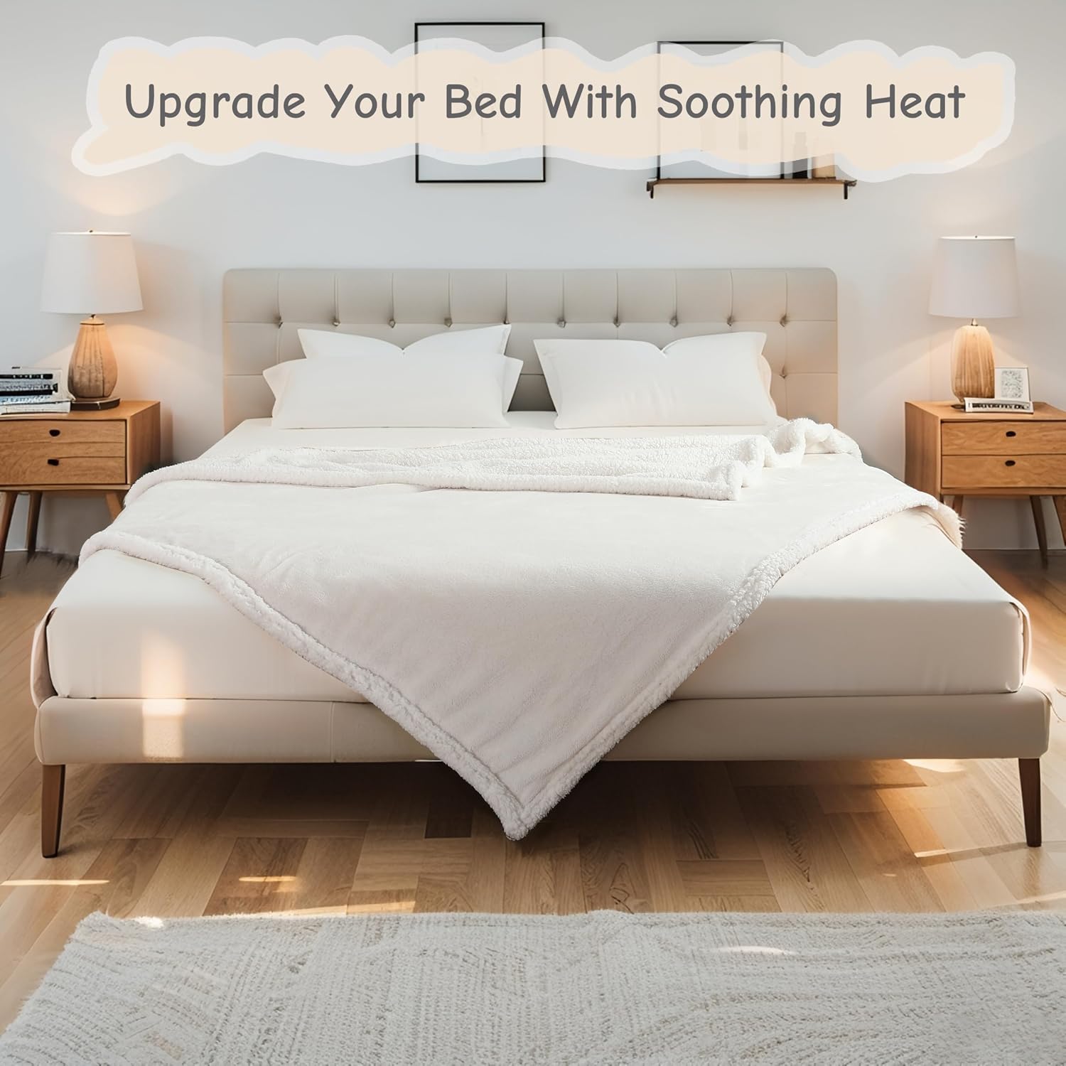 Detalle 2 de Electric Heated Blanket Full Size 72"x84"