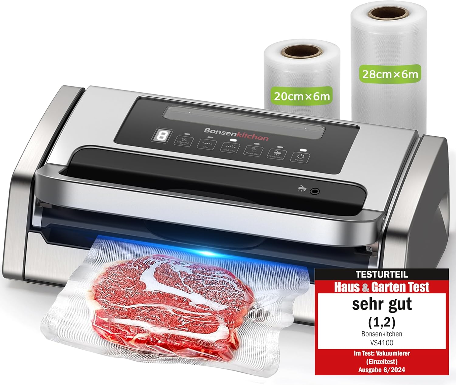 Bonsenkitchen Vakuumiergerät 15 L/min