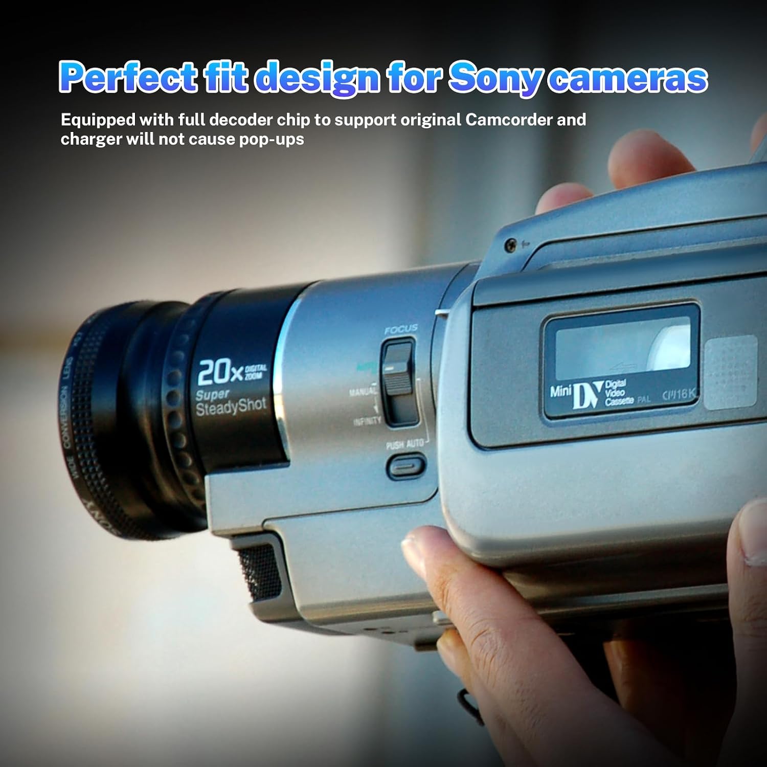Thumbnail 6 de 2er-Set 10800mAh NP-F970/NP-F980 Ersatzakku für Sony-Handycams, Field Monitor und Videoleuchte