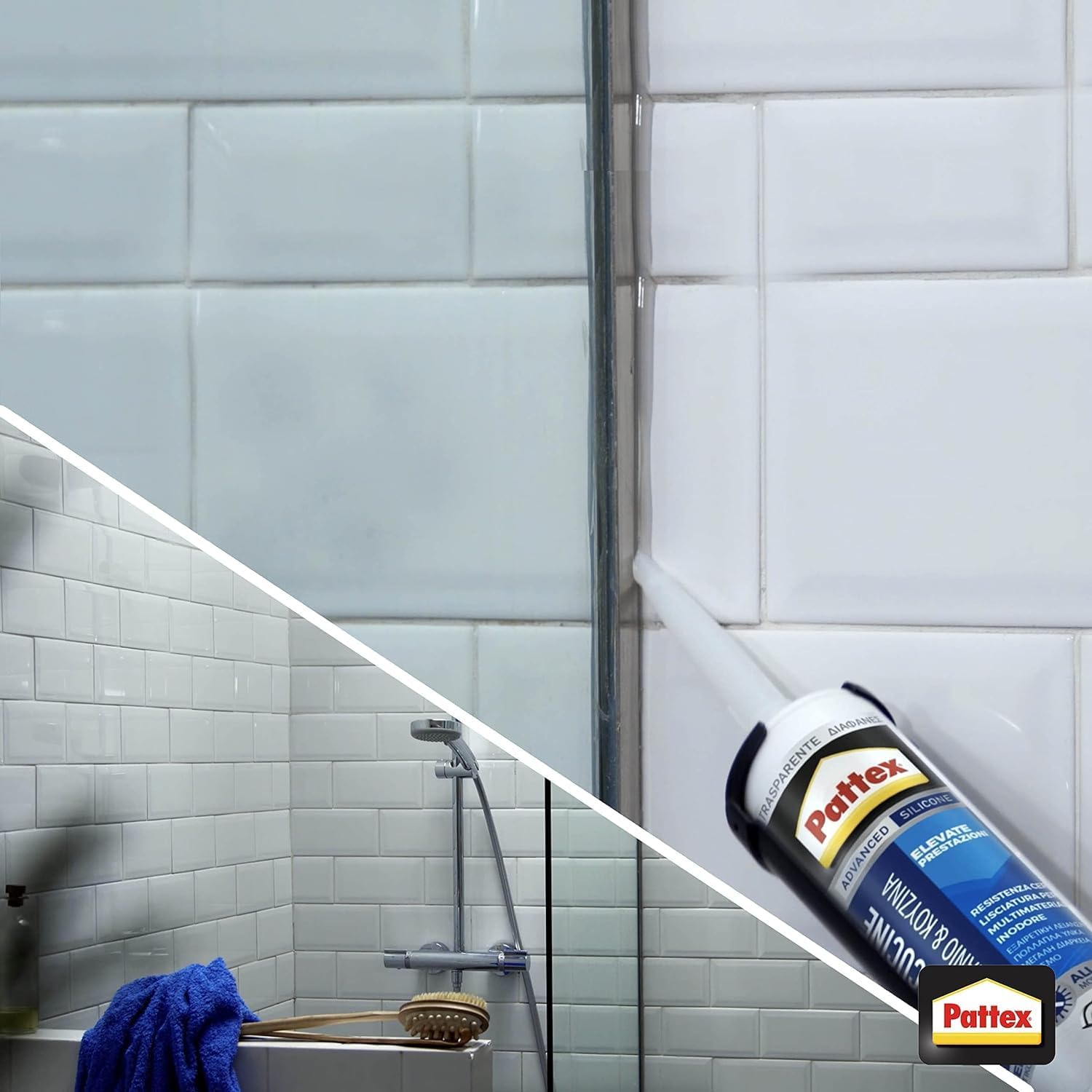 Thumbnail 5 de PATTEX Bagni&Cucine Premium Silicone Trasparente: sigillante multimateriale anti muffa da 280 ml