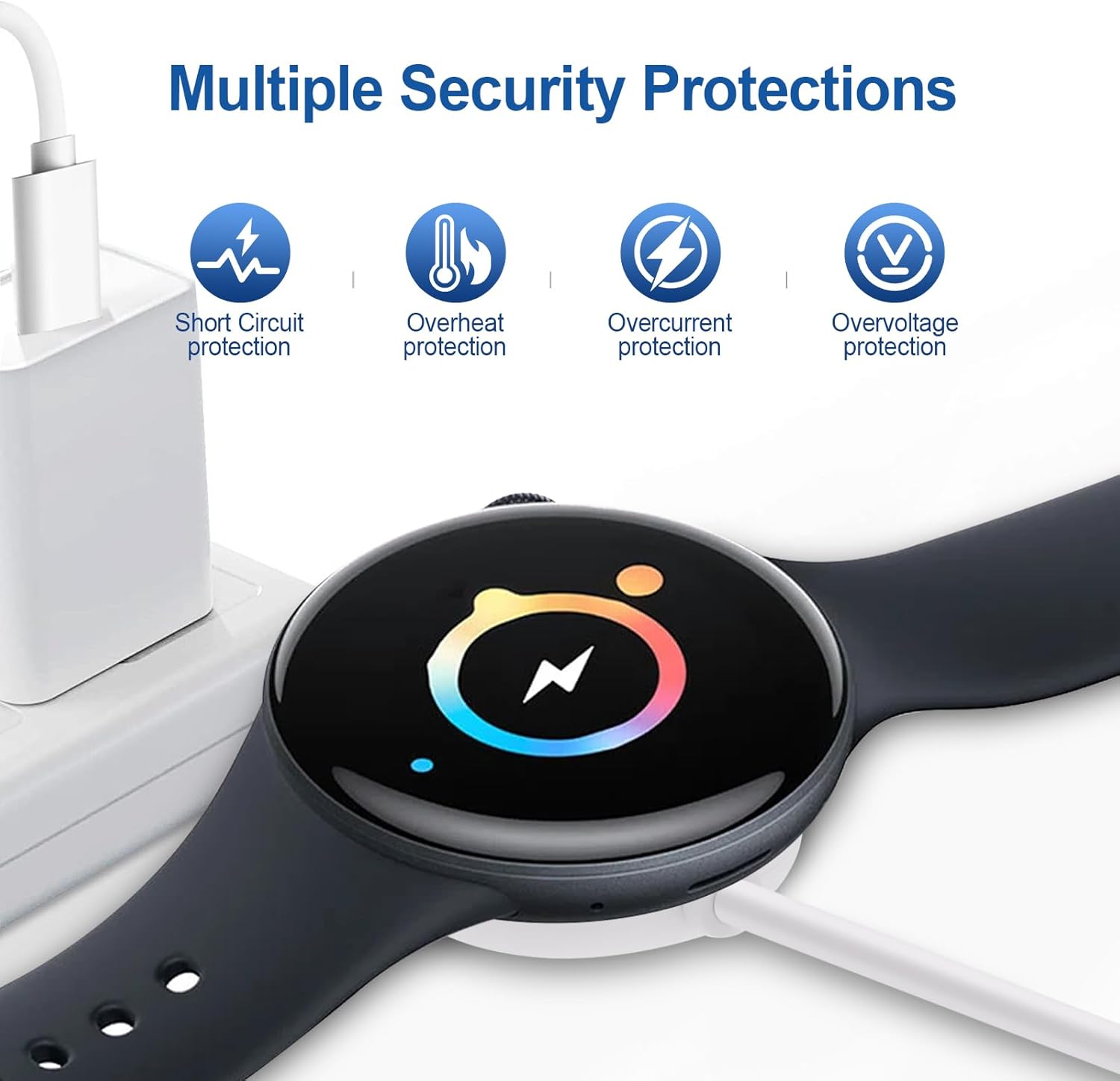 Thumbnail 2 de Lizoak Magnetic Watch Charger Cable (USB-C, 1m) for Pixel Watch 3/2 and select Wear OS models