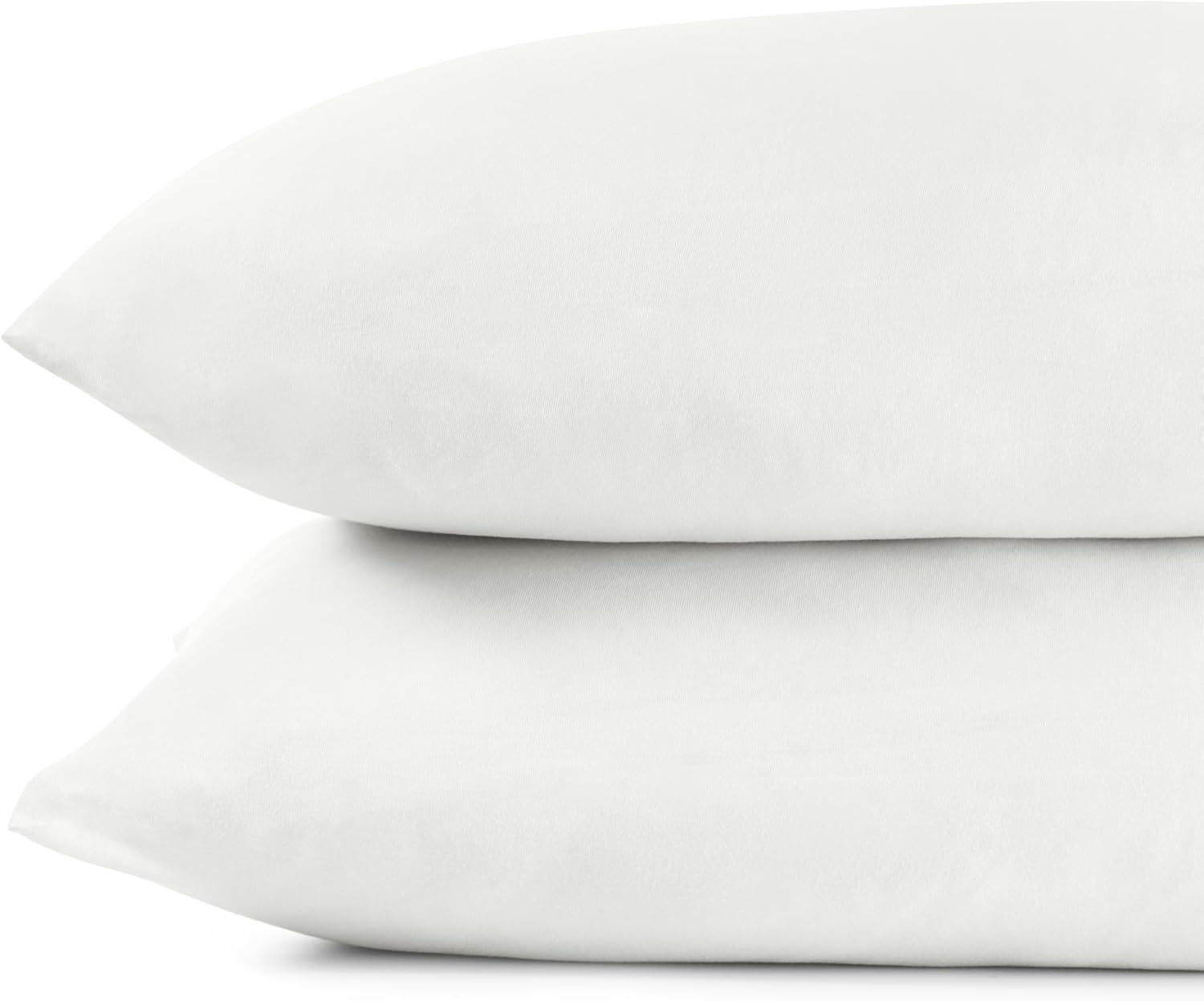 Thumbnail 3 de DeCoKing 2 Kissenbezüge Amber (50x60 cm) aus Jersey-Baumwolle, mit Reißverschluss – weiß