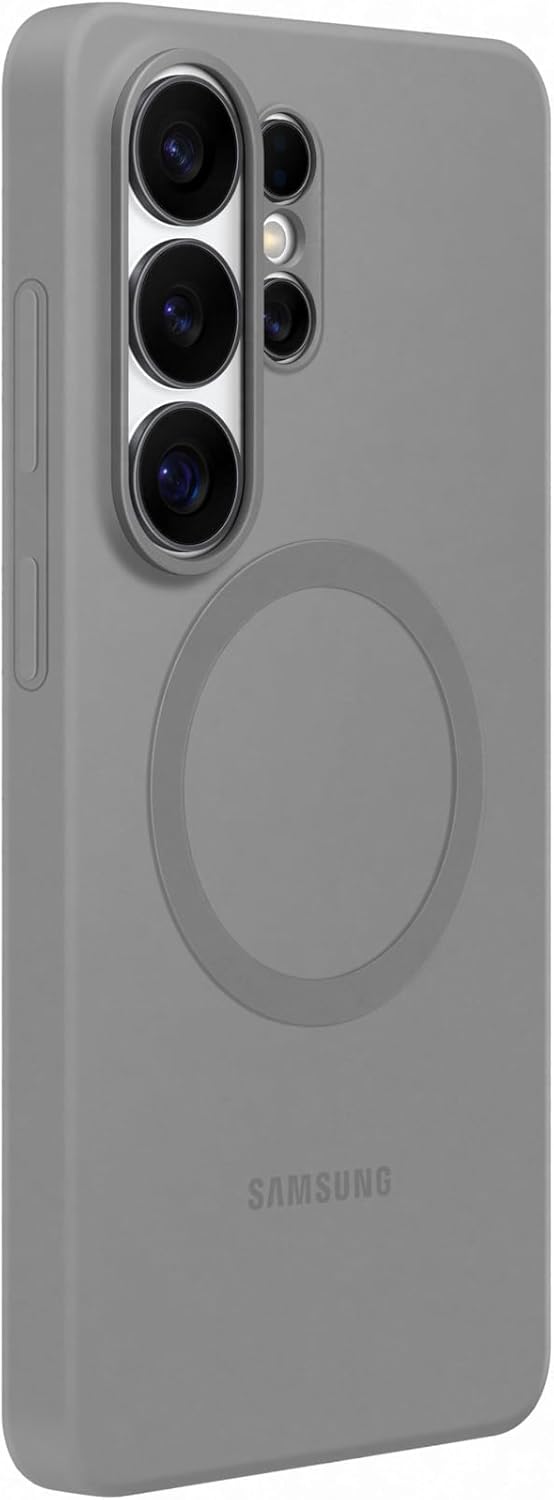 Thumbnail 2 de Samsung Galaxy S26 Ultra Étui magnétique en Silicone Gris — protection sobre et fonctionnelle