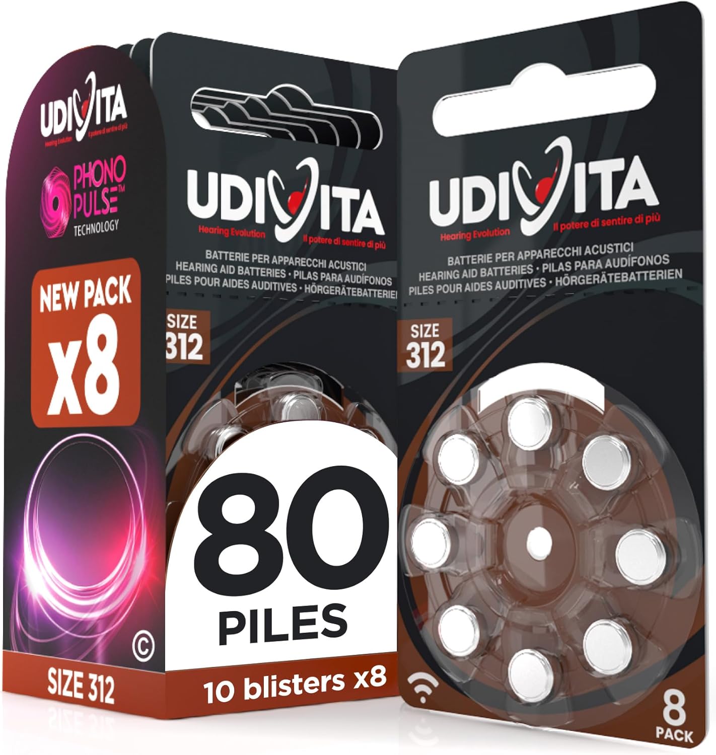 Thumbnail 6 de 200 lingettes nettoyantes Udiclean pour appareils auditifs, séchage rapide, emballées individuellement