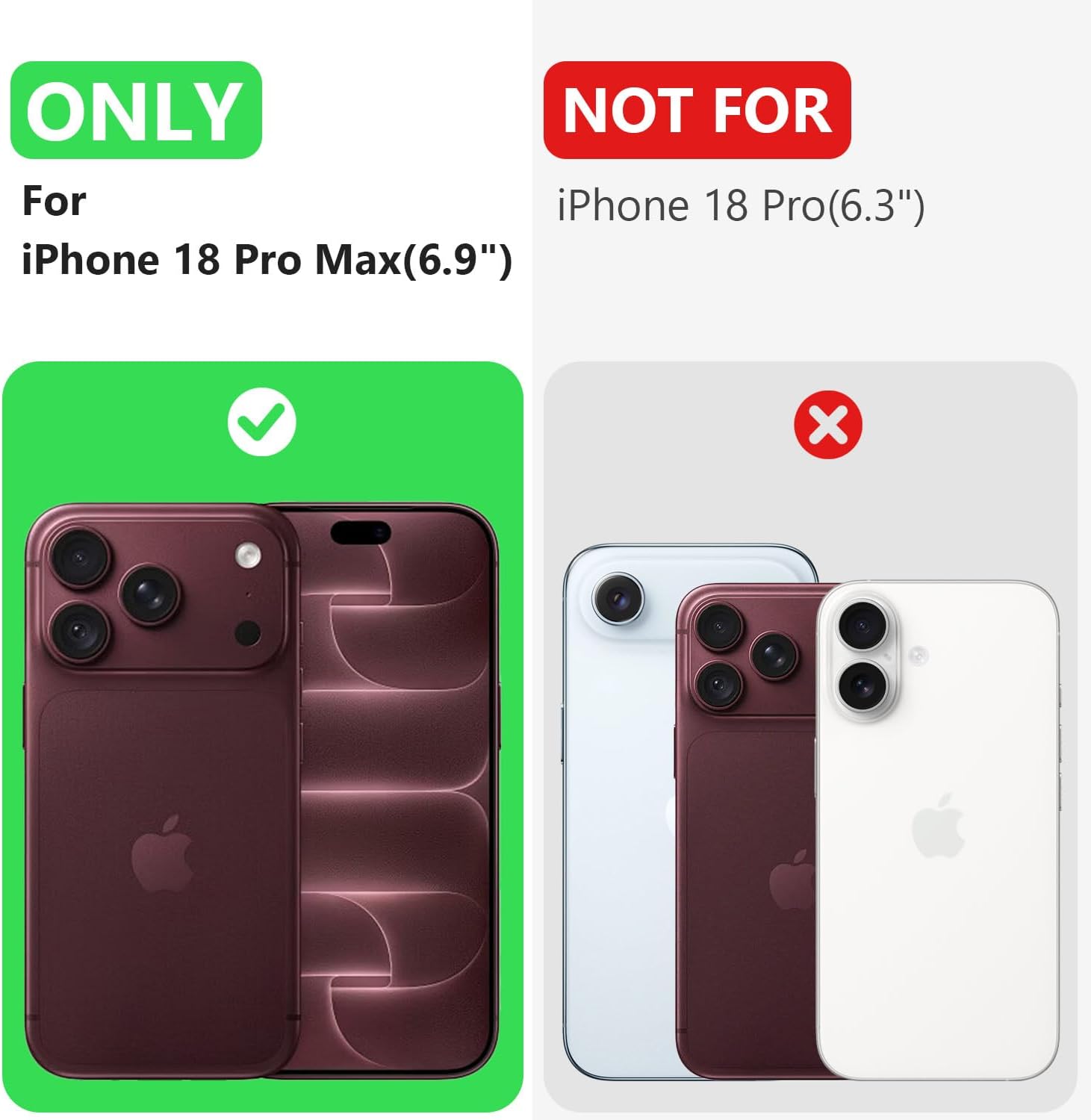 Detalle 2 de LOVE 3000 For i18 PM Case for iPhone 18 Pro Max, Red, MagSafe