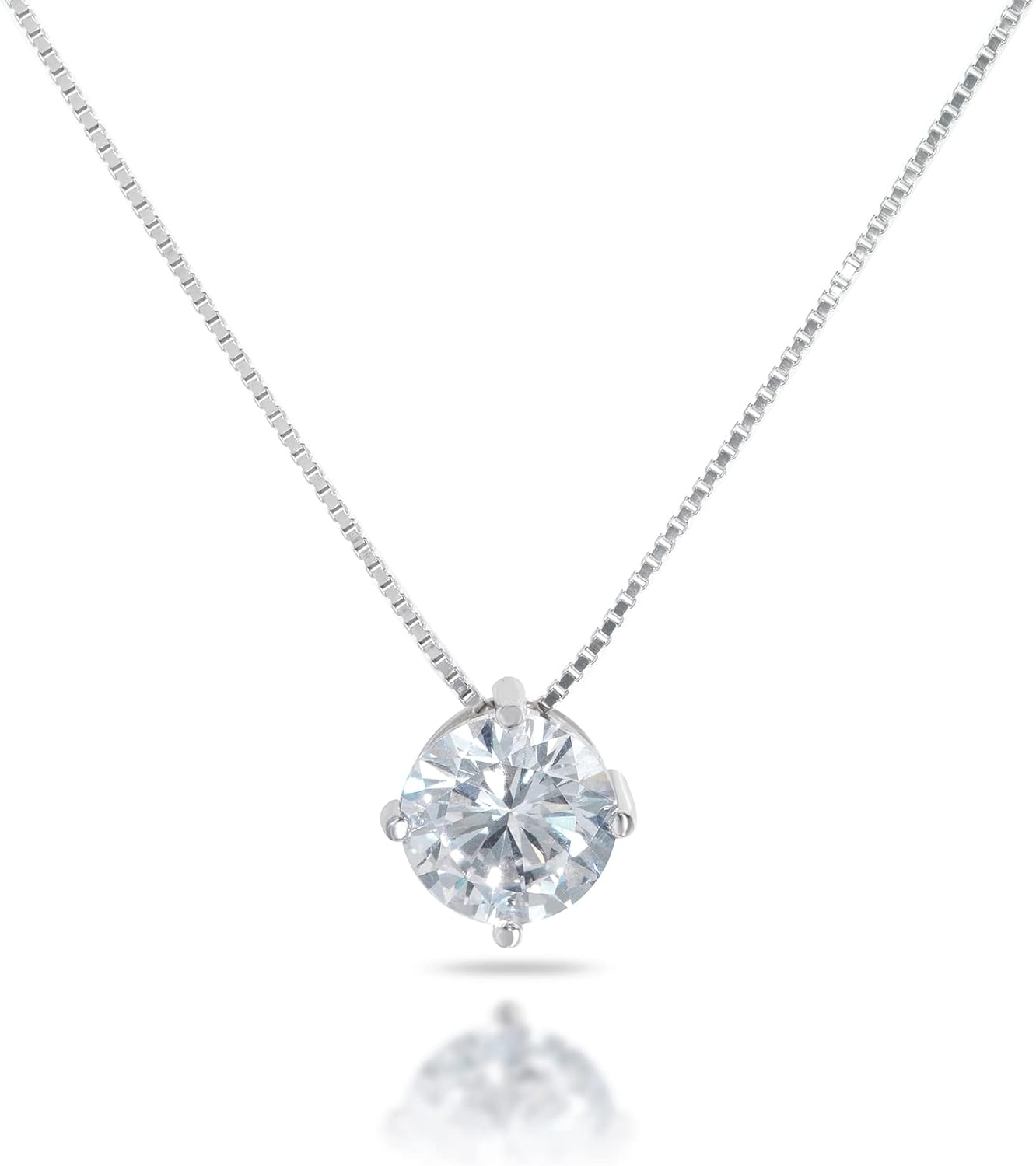 Detalle de Collana da Donna inArgento 925 Punto Luce con Zirconia Cubica di inSCINTILLE