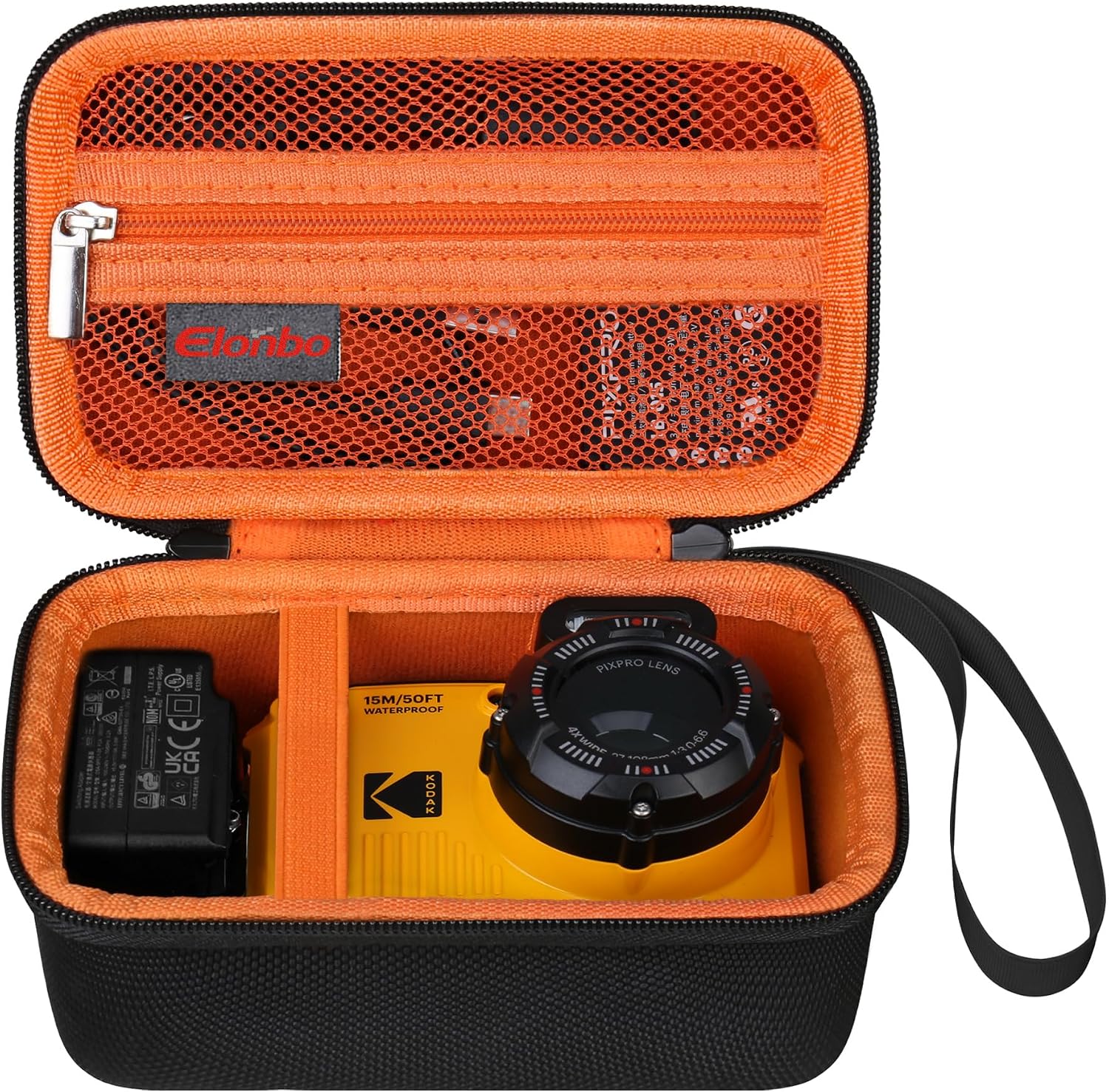 Detalle de Elonbo Carrying Case for Kodak PIXPRO WPZ2 – Rugged Protection in a Compact Bag